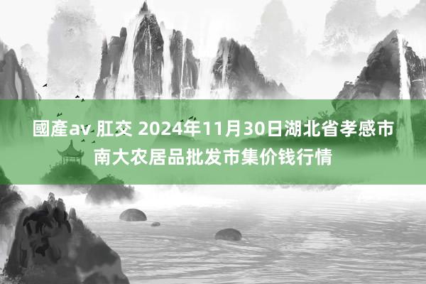 國產av 肛交 2024年11月30日湖北省孝感市南大农居品批发市集价钱行情