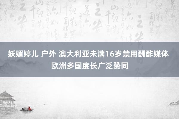 妖媚婷儿 户外 澳大利亚未满16岁禁用酬酢媒体 欧洲多国度长广泛赞同