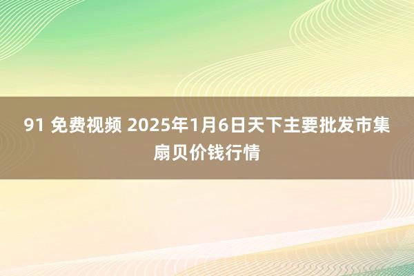 91 免费视频 2025年1月6日天下主要批发市集扇贝价钱行情
