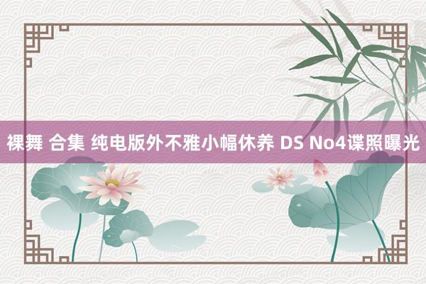 裸舞 合集 纯电版外不雅小幅休养 DS No4谍照曝光