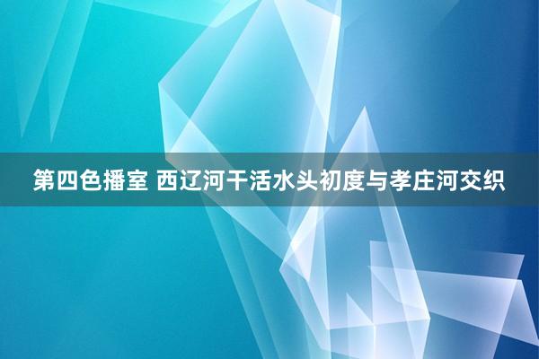 第四色播室 西辽河干活水头初度与孝庄河交织