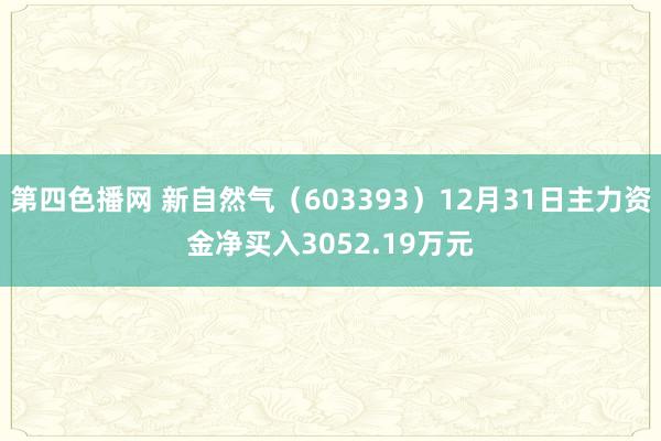 第四色播网 新自然气（603393）12月31日主力资金净买入3052.19万元